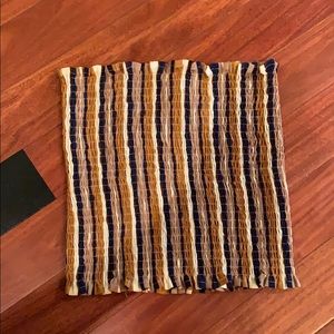 NWOT Colorful tube top strapless